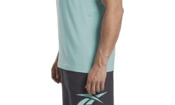 Koszulka męska Reebok Ri Left Chest Logo, niebieska HH8310