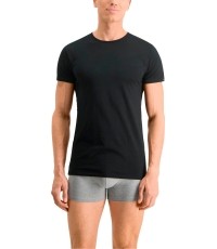 Koszulki męskie Puma Basic 2p Cre Black 935016 01