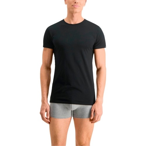 Koszulki męskie Puma Basic 2p Cre Black 935016 01