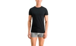 Koszulki męskie Puma Basic 2p Cre Black 935016 01