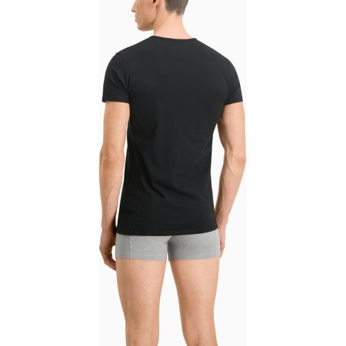 Koszulki męskie Puma Basic 2p Cre Black 935016 01
