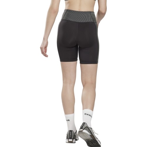 Reebok szorty damskie Rib Legging Short czarne HI6221