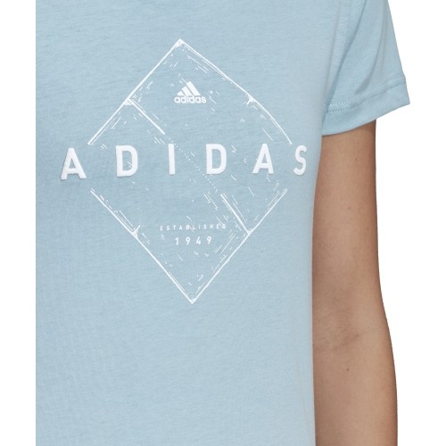 Bluzka Adidas Emblem Tee Blue DV3011