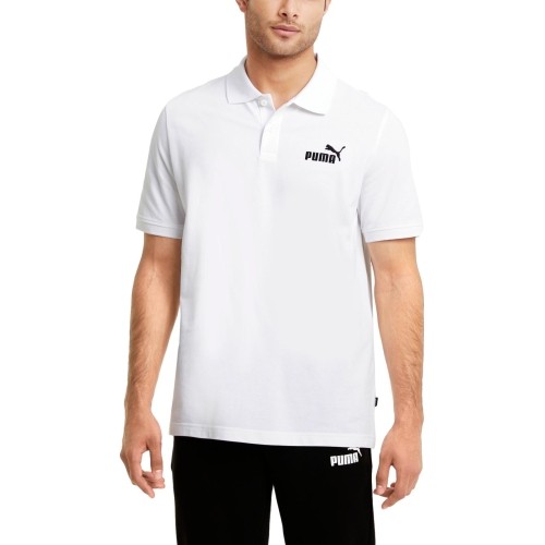 Koszulka polo męska Puma Ess Pique biała 586674 02