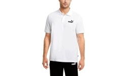 Koszulka polo męska Puma Ess Pique biała 586674 02