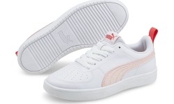Puma Rickie Jr Lotus White Pink buty młodzieżowe 384311 06