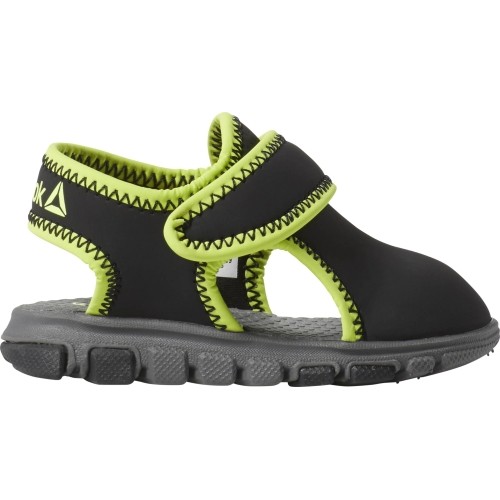 Reebok Wave Glider III sandały dziecięce, czarno-zielone CN8610