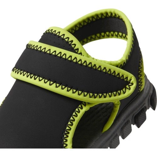 Reebok Wave Glider III sandały dziecięce, czarno-zielone CN8610