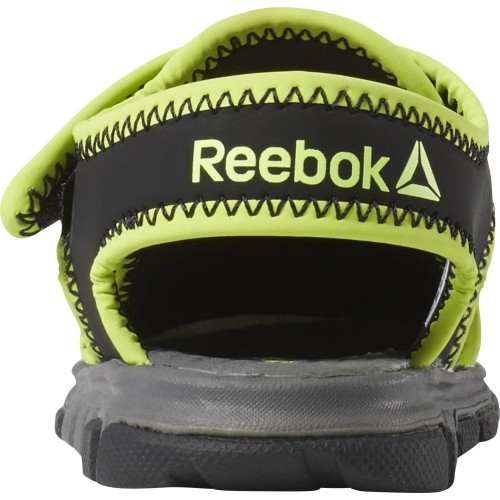 Reebok Wave Glider III sandały dziecięce, czarno-zielone CN8610