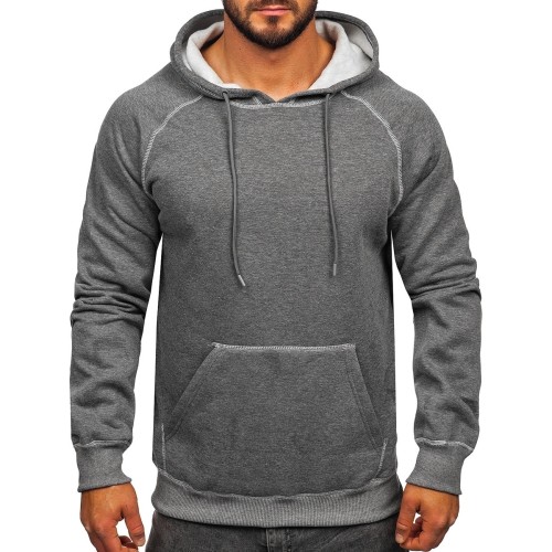 Męska bluza polarowa J.Style szara 8B152-5