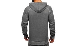 Męska bluza polarowa J.Style szara 8B152-5
