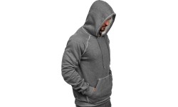 Męska bluza polarowa J.Style szara 8B152-5