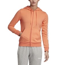 Bluza damska Adidas W E Lin FZ HD Coral EI0659