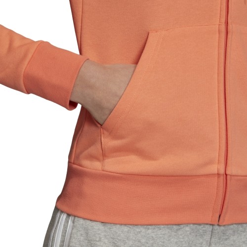 Bluza damska Adidas W E Lin FZ HD Coral EI0659