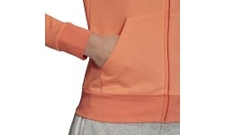 Bluza damska Adidas W E Lin FZ HD Coral EI0659