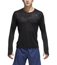 Adidas Marškinėliai Response Long Sleeve Black