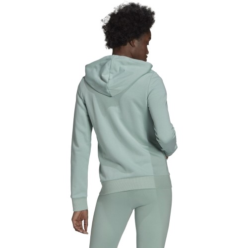 Adidas Džemperis Moterims W Lin Ft Fz Hd Green