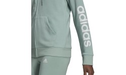 Adidas Džemperis Moterims W Lin Ft Fz Hd Green