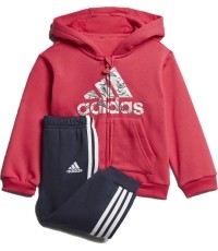 Dres dziecięcy Adidas I Logo Jog Fl1 Blue Pink GK1651