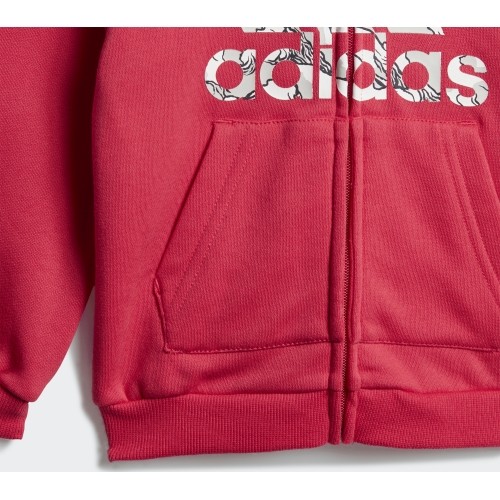 Dres dziecięcy Adidas I Logo Jog Fl1 Blue Pink GK1651