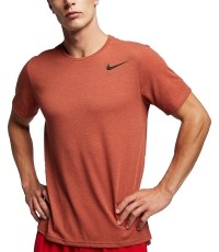 Koszulka Nike M Nk Brt Top SS Hpr Dry, pomarańczowa