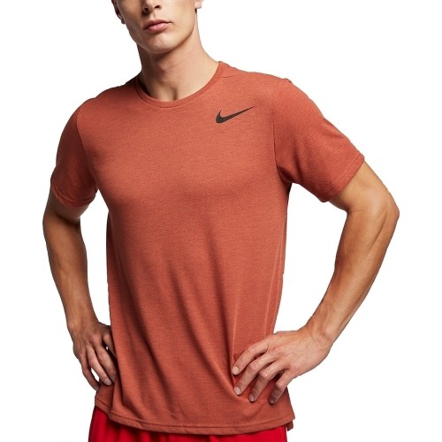 Koszulka Nike M Nk Brt Top SS Hpr Dry, pomarańczowa