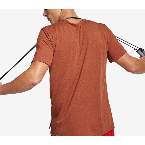 Koszulka Nike M Nk Brt Top SS Hpr Dry, pomarańczowa