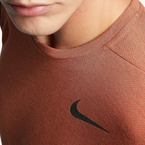 Koszulka Nike M Nk Brt Top SS Hpr Dry, pomarańczowa