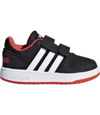 Adidas Avalynė Vaikams Hoops 2.0 Cmf Black Red