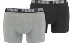 Bokserki męskie Puma Basic Boxer, szare