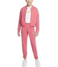 Dres dziewczęcy Nike G NSW Trk Suit Tricot, koralowy CU8374 603
