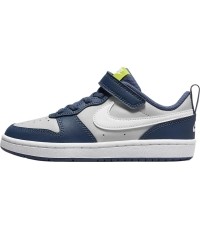Buty dziecięce Nike Court Borough Low 2 niebiesko-szare BQ5451 016