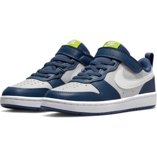 Buty dziecięce Nike Court Borough Low 2 niebiesko-szare BQ5451 016
