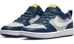 Buty dziecięce Nike Court Borough Low 2 niebiesko-szare BQ5451 016