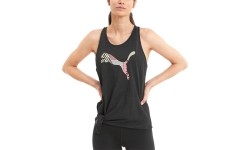 Top damski Puma Logo Tie Tank czarny 518938 06