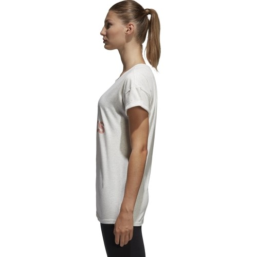 Adidas Palaidinė Ess Lin Lo Tee White