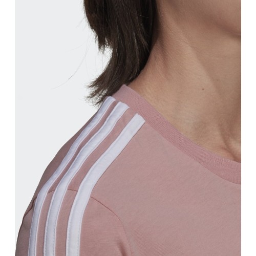 Bluzka damska Adidas W 3s Crop Tee Pink HF7245