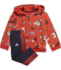 Dres dziecięcy Adidas I Grap Fz Hd J Red Blue GD3924