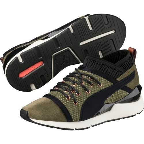 Buty damskie Puma Pearl VR Wn Olive Night Black 364154 01