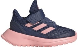 Buty sportowe dziewczęce Adidas RapidaRun EL I, niebiesko-różowe EF9279