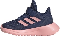Buty sportowe dziewczęce Adidas RapidaRun EL I, niebiesko-różowe EF9279