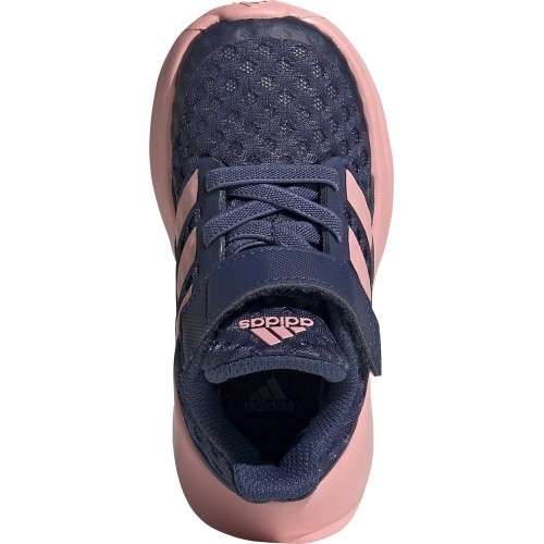 Buty sportowe dziewczęce Adidas RapidaRun EL I, niebiesko-różowe EF9279