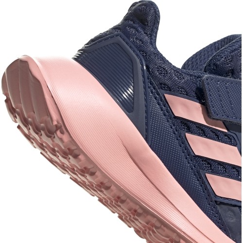 Buty sportowe dziewczęce Adidas RapidaRun EL I, niebiesko-różowe EF9279