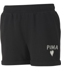 Puma Šortai Mergaitėms Alpha Shorts Black