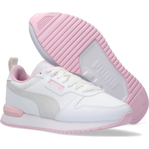 Buty młodzieżowe Puma R78 SL Jr White Pink 374428 04