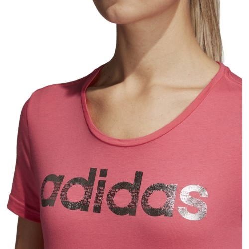 Bluzka Adidas Foil Linear Pink CV4568