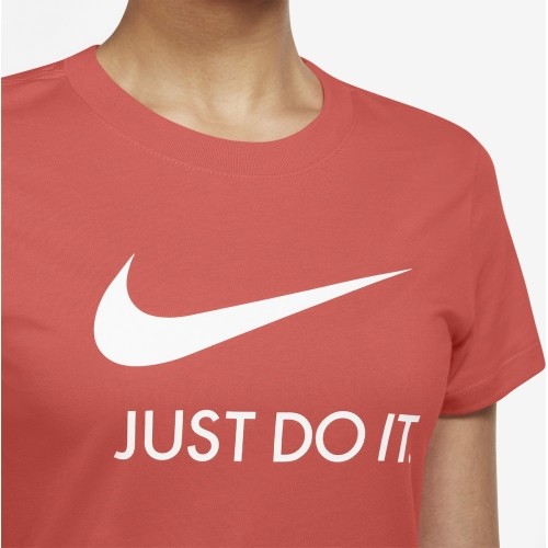Koszulka damska Nike NSW Tee JDI Slim, koralowa CI1383 814