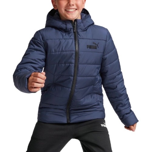 Kurtka młodzieżowa Puma Ess Hooded Padded Navy 670559 06
