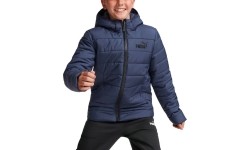 Kurtka młodzieżowa Puma Ess Hooded Padded Navy 670559 06