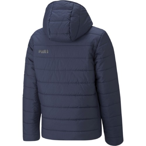 Kurtka młodzieżowa Puma Ess Hooded Padded Navy 670559 06